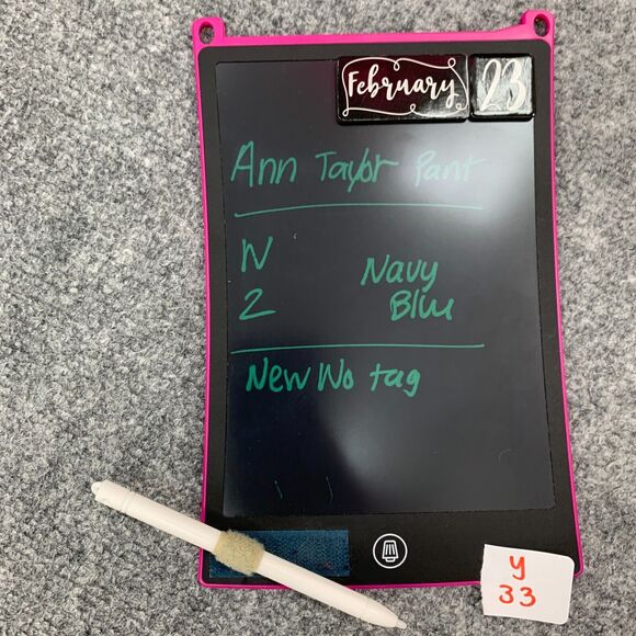 Ann Taylor Carnegie Crop Pants Womens 2 Navy Low Rise Flat Front Straight Chino - Picture 12 of 13